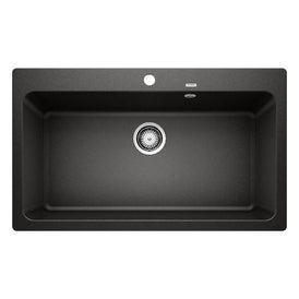 Blanco Naya XL 9 Single Bowl Inset Sink - Black-526838-blue-leaf-bathware