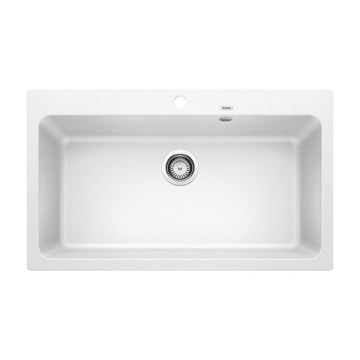 Blanco Naya XL 9 Single Bowl Inset Sink - White-526840-blue-leaf-bathware