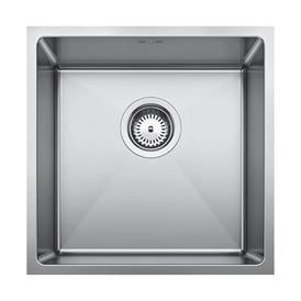 Blanco QUATRUS R15 400-IU Single Bowl Inset / Undermount Sink-526885-blue-leaf-bathware
