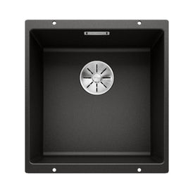 Blanco SUBLINE 400-U Single Bowl Undermount Sink - Black-526856-blue-leaf-bathware