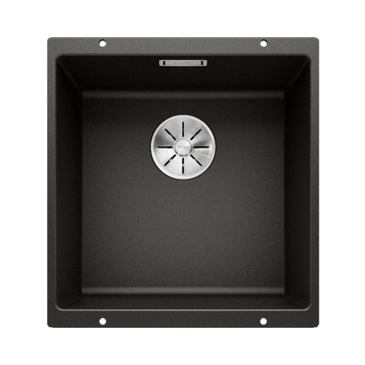 Blanco SUBLINE 400-U Single Bowl Undermount Sink - Black-526856-blue-leaf-bathware