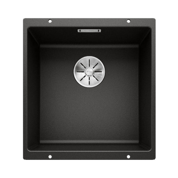 Blanco SUBLINE 400-U Single Bowl Undermount Sink - Black-526856-blue-leaf-bathware