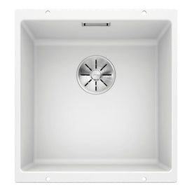 Blanco SUBLINE 400-U Single Bowl Undermount Sink - White-526851-blue-leaf-bathware
