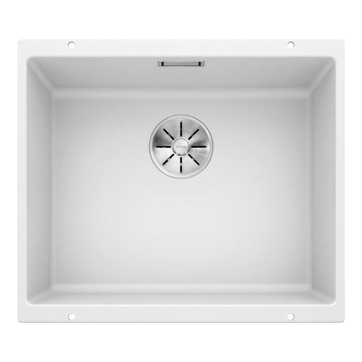 Blanco SUBLINE 500-U Single Bowl Undermount Sink - White-526863-blue-leaf-bathware