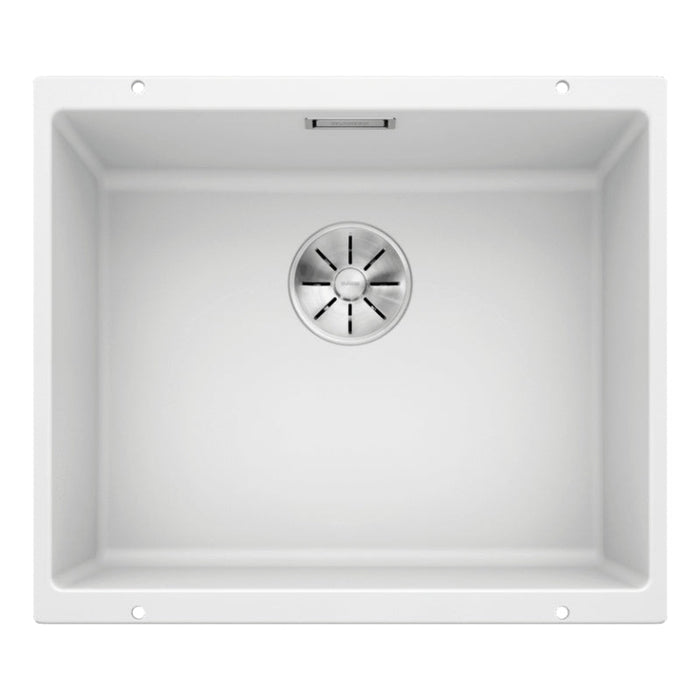 Blanco SUBLINE 500-U Single Bowl Undermount Sink - White-526863-blue-leaf-bathware