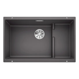 Blanco SUBLINE 700-U LEVEL Single Bowl Undermount Sink - Rock Grey-526867-blue-leaf-bathware