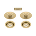 Blanco Strainer System Satin Gold Edition for Double Bowl Sinks-203477-blue-leaf-bathware