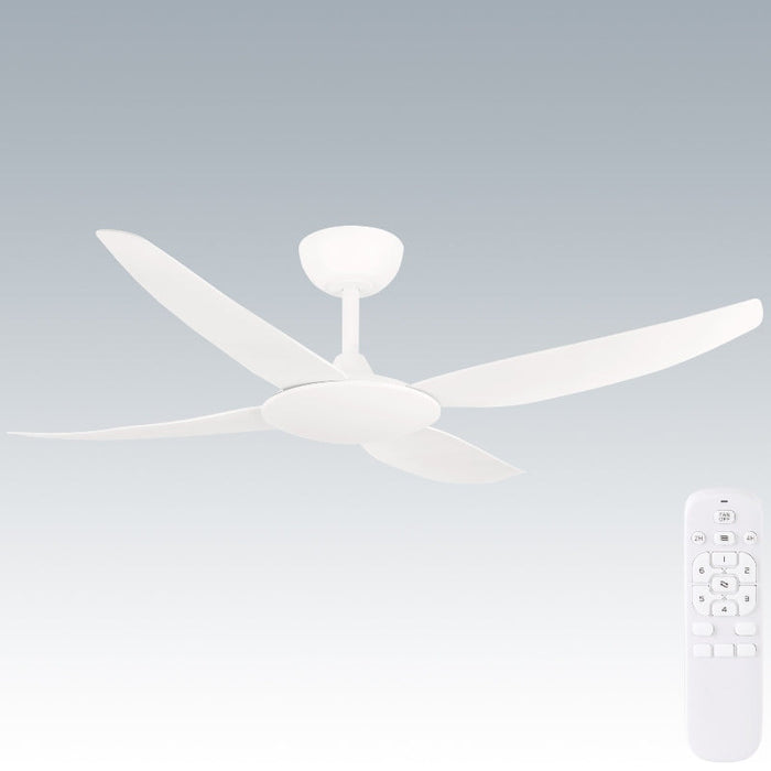 Brilliant Amari 52in 4-Blade DC Ceiling Fan - Matt White-21719/05-blue-leaf-bathware