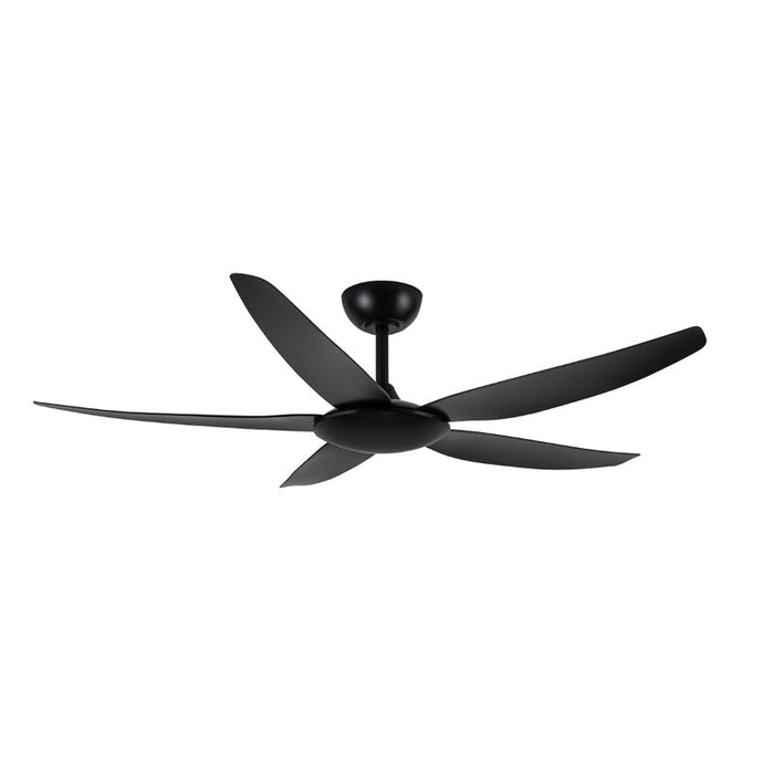 Brilliant Amari 56in 5-Blade DC Ceiling Fan - Matt Black-21723/06-blue-leaf-bathware