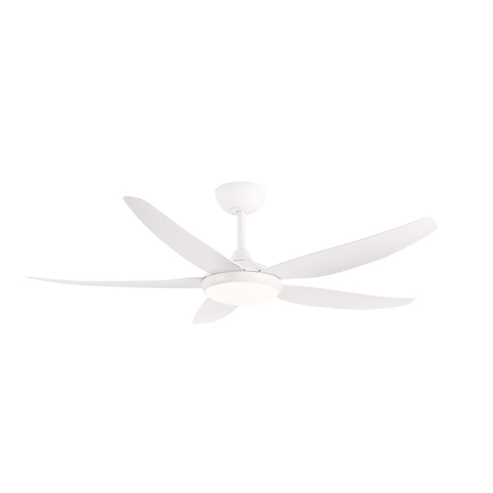 Brilliant Amari 56in 5-Blade DC Ceiling Fan with LED CCT Light - Matt White-21725/05-blue-leaf-bathware