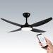 Brilliant Amari Smart 52in 4-Blade DC Ceiling Fan with LED CCT Light - Black-21865/06-blue-leaf-bathware