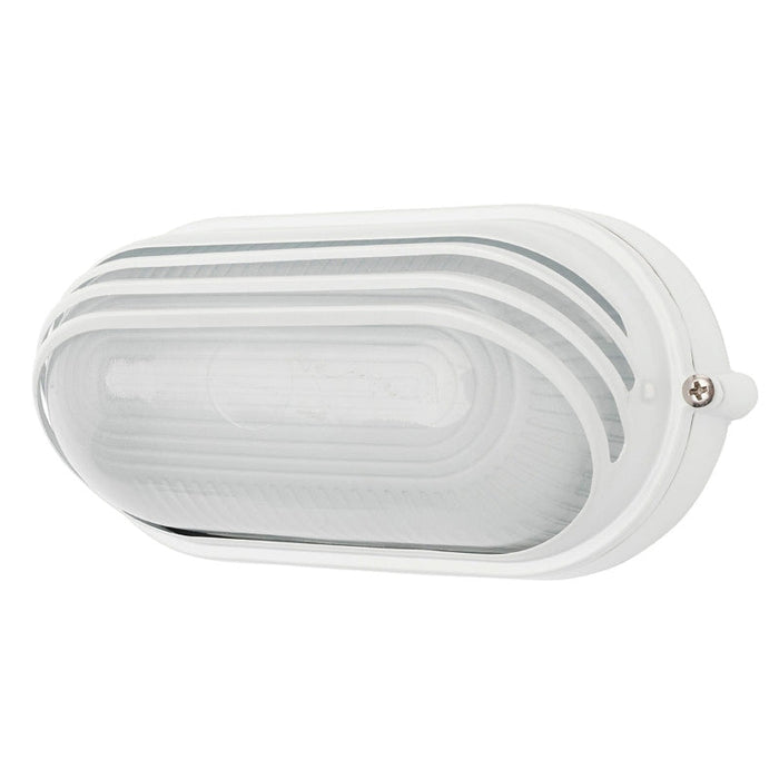 Brilliant Essex LED Oval Louvered Bunker - White-19930/05-blue-leaf-bathware