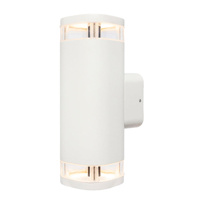 Brilliant Glenelg-Ambient LED Up/Down Exterior Wall Light - White-20781/05-blue-leaf-bathware