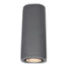 Brilliant Glenelg LED Up/Down Exterior Wall Light - Charcoal-20777/51-blue-leaf-bathware