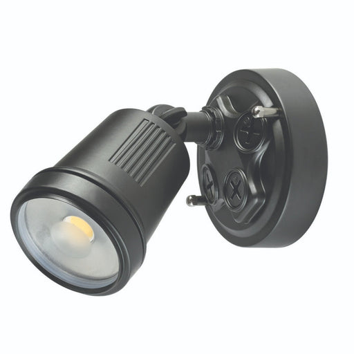 Brilliant Hunter-III LED 1 Light Floodlight - Black-19239/06-blue-leaf-bathware