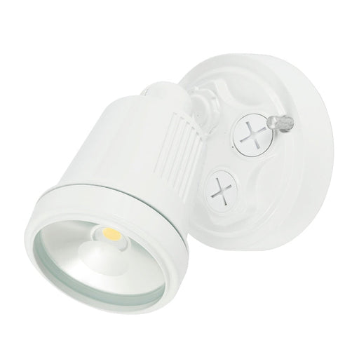 Brilliant Hunter-III LED 1 Light Floodlight - White-19239/05-blue-leaf-bathware