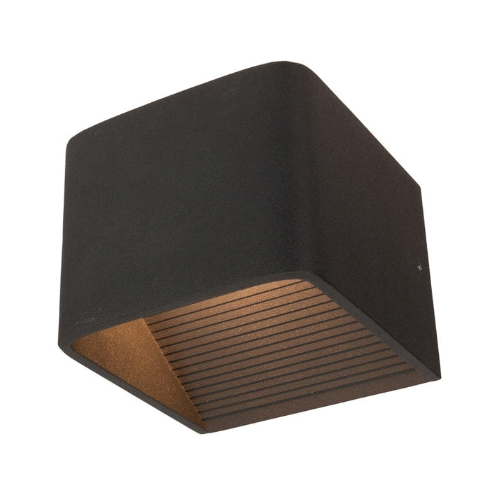 Brilliant Imogene LED Wall Light - Matt Black-21835/06-blue-leaf-bathware