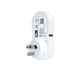 Brilliant Ireland Smart WiFi Plug with USB Charger-20676/05-blue-leaf-bathware