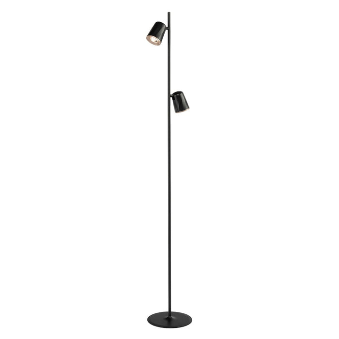 Brilliant Kalla LED Floor Lamp - Black-21427/06-blue-leaf-bathware