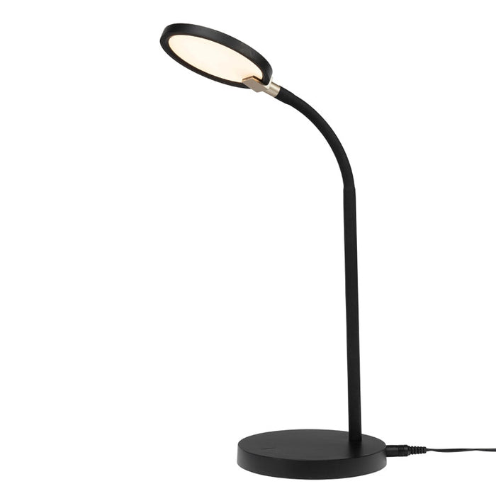 Brilliant Laine LED Task Lamp - Black-21430/06-blue-leaf-bathware