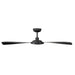 Brilliant Mascot 52in DC Ceiling Fan - Matt Black-22197/06-blue-leaf-bathware