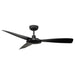 Brilliant Mascot 52in DC Ceiling Fan - Matt Black-22197/06-blue-leaf-bathware