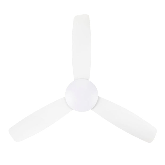 Brilliant Mascot 52in DC Ceiling Fan - Matt White-22197/05-blue-leaf-bathware