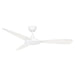 Brilliant Mascot 52in DC Ceiling Fan - Matt White-22197/05-blue-leaf-bathware