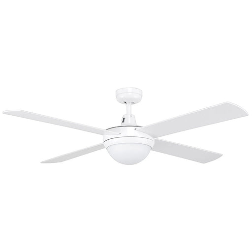 Brilliant Tempest-II 52in. AC Ceiling Fan with Light - White-99988/05-blue-leaf-bathware