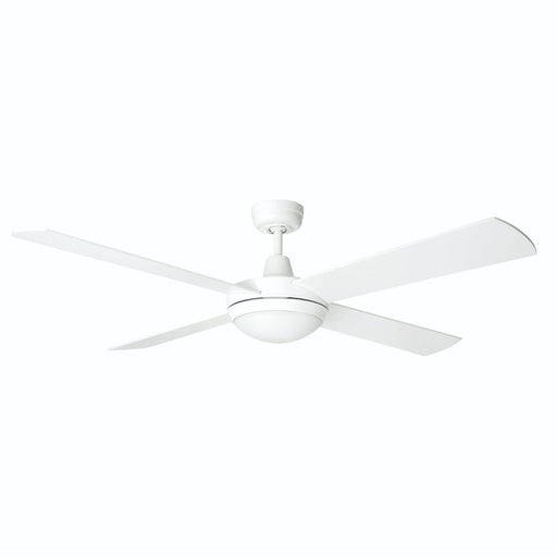 Brilliant Tempest LED 52in. AC Ceiling Fan with CCT Light - White-20580/05-blue-leaf-bathware