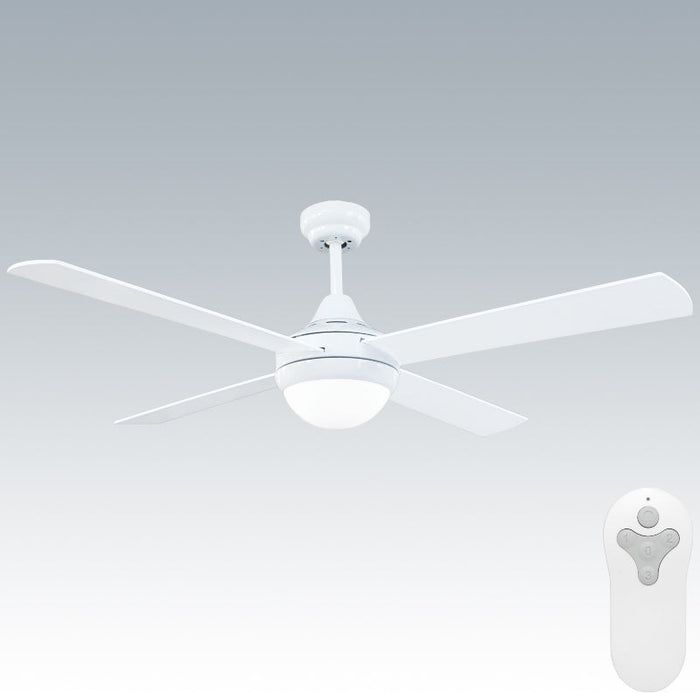 Brilliant Tempo-Plus 48in. AC Ceiling Fan with Light - White-22273/05-blue-leaf-bathware