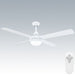 Brilliant Tempo-Plus 48in. AC Ceiling Fan with Light - White-22273/05-blue-leaf-bathware