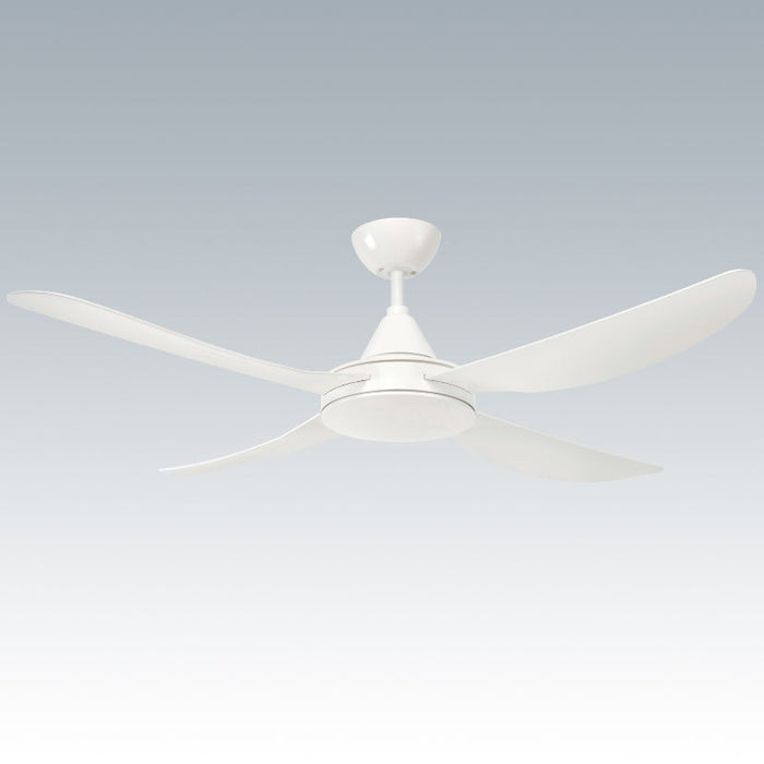 Brilliant Vector 52in. AC Ceiling Fan with Ezy-Fit Blades - White-20167/05-blue-leaf-bathware