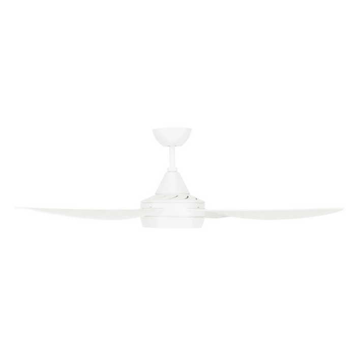 Brilliant Vector-II 48in. AC Ceiling Fan and Light 18w CCT with Ezy-Fit Blades - White-22291/05-blue-leaf-bathware