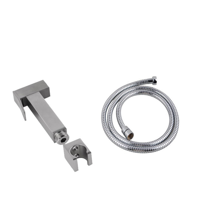Square Chrome Brass Toilet Bidet