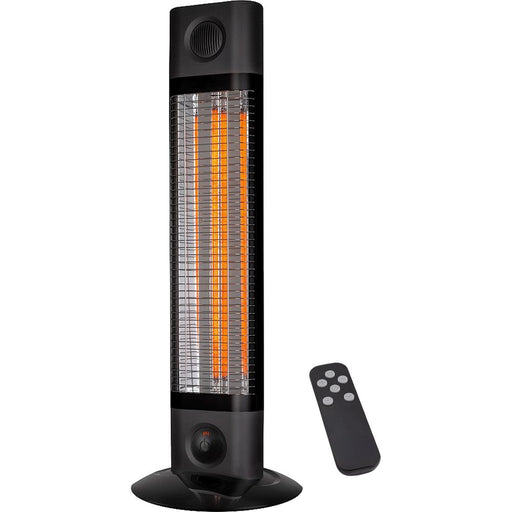 Thermogroup Cedar 1200W Portable Mid-Wave Outdoor Heater - Black