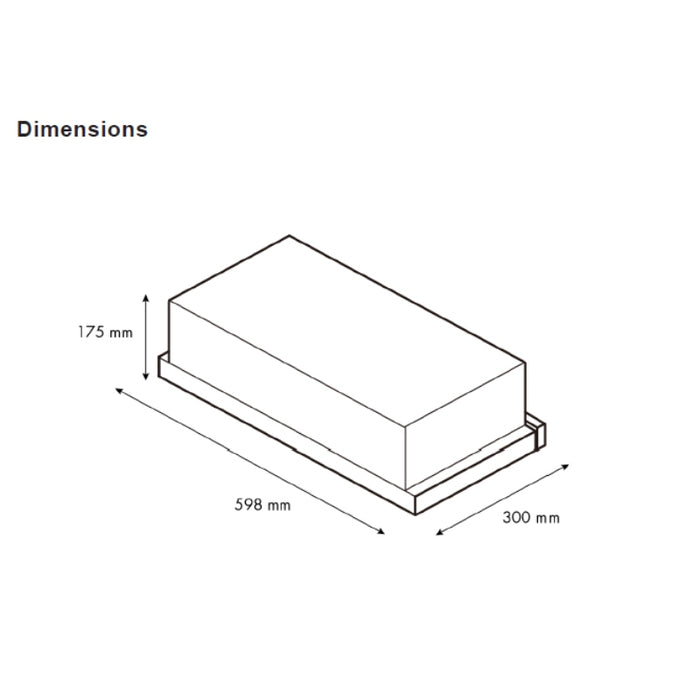 Chef 60cm Slide-out Rangehood - Stainless Steel