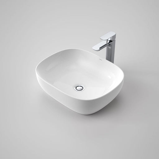 Caroma Artisan Above Counter Basin - Curved Rectangle 500mm-874900W-blue-leaf-bathware