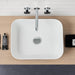 Caroma Artisan Above Counter Basin - Rectangle 490mm-874500W-blue-leaf-bathware