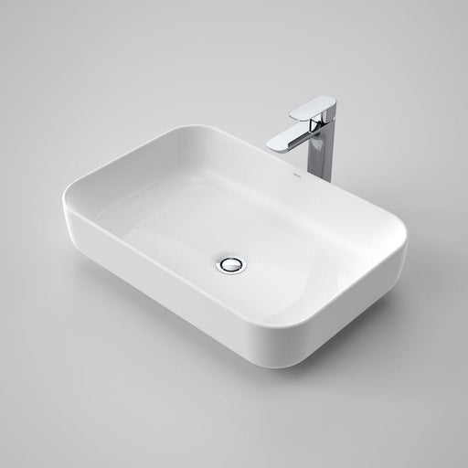 Caroma Artisan Above Counter Basin - Rectangle 600mm-874600W-blue-leaf-bathware