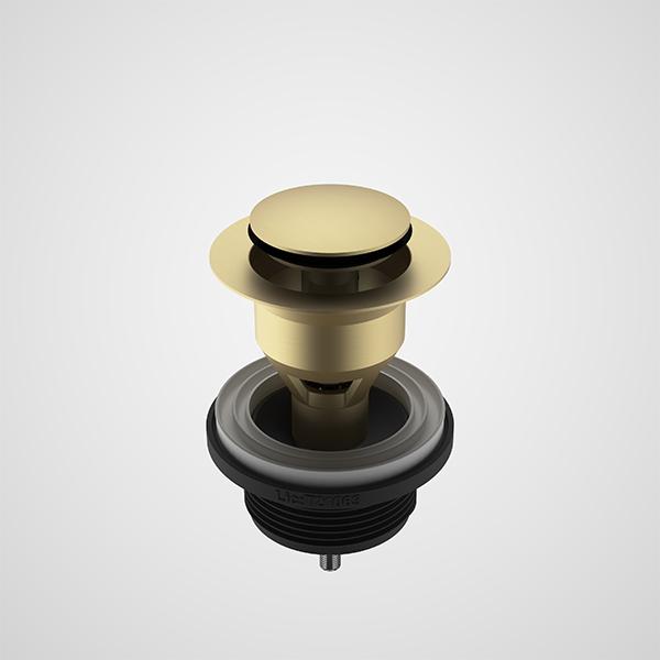 Caroma Basin Pop-Up Plug and Waste - Brushed Brass