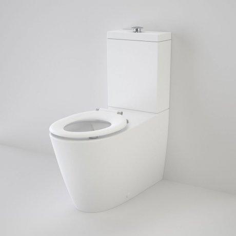 Caroma Care 800 Cleanflush Wall Faced Toilet Suite With Single Flap Seat-blue-leaf-bathware