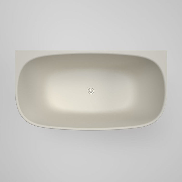 Caroma Contura II 1500mm Back to Wall Freestanding Bath - Matte Clay-CII5WFMC-blue-leaf-bathware