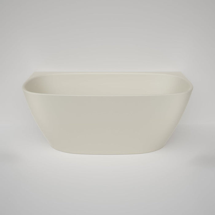 Caroma Contura II 1500mm Back to Wall Freestanding Bath - Matte Clay-CII5WFMC-blue-leaf-bathware