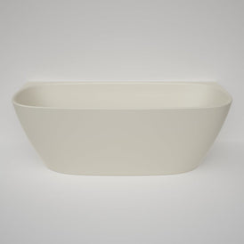 Caroma Contura II 1700mm Back to Wall Freestanding Bath - Matte Clay-CII7WFMC-blue-leaf-bathware