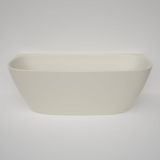 Caroma Contura II 1700mm Back to Wall Freestanding Bath - Matte Clay-CII7WFMC-blue-leaf-bathware