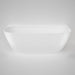 Caroma Contura II 1700mm Back to Wall Freestanding Bath - Matte White-CII7WFMW-blue-leaf-bathware