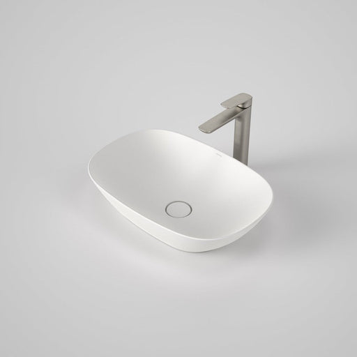 Caroma Contura II 530mm Above Counter Basin - Matte White-853200MW-blue-leaf-bathware