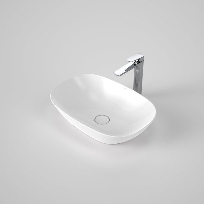 Caroma Contura II 530mm Above Counter Basin - White-853200W-blue-leaf-bathware