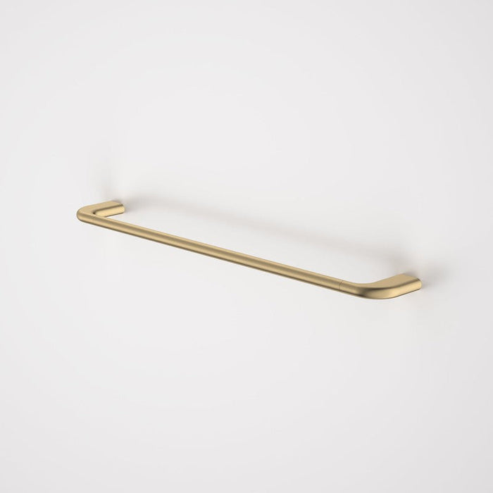 Caroma Contura II 620mm Single Towel Rail - Brushed Brass-849033BB-blue-leaf-bathware